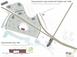 PARTICOLARE PROGETTO ARENA SUL LAGO CON BELVEDERE